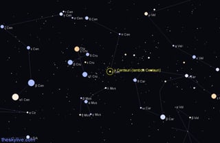 Picture of Lambda Centauri