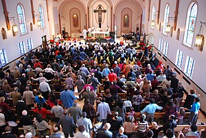 Picture of Mass in the Catholic Church