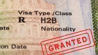 Picture of H-2B visa