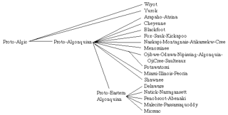 Picture of Algonquian languages
