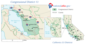 Picture of California's 13th congressional district