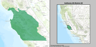Picture of California's 20th congressional district