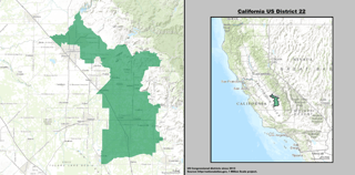 Picture of California's 22nd congressional district