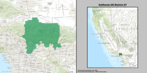 Picture of California's 27th congressional district