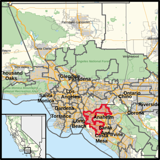 Picture of California's 45th congressional district