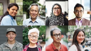 Picture of Asian people