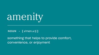 Picture of Amenity