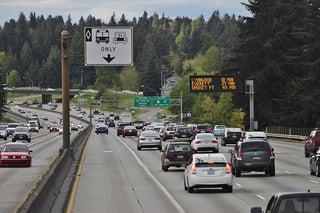 Picture of High-occupancy vehicle lane