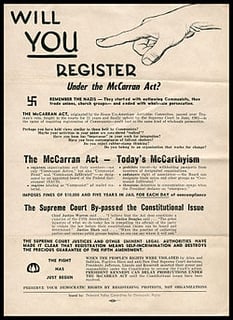 Picture of McCarran Internal Security Act