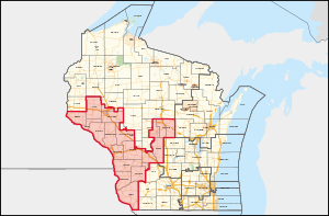 Picture of Wisconsin's 3rd congressional district