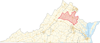 Picture of Virginia's 7th congressional district