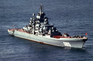 Picture of Russian battlecruiser Admiral Nakhimov