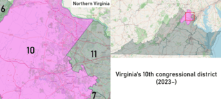Picture of Virginia's 10th congressional district
