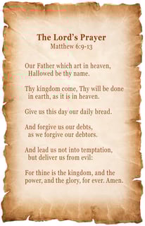 Picture of Lord's Prayer