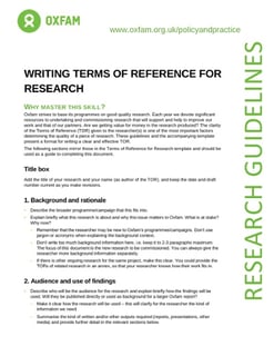 Picture of Terms of reference