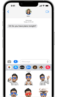 Picture of iMessage