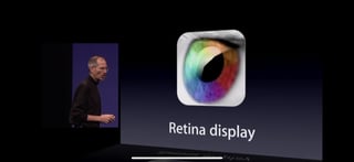 Picture of Retina display