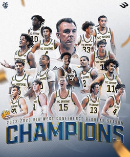 Picture of UC Irvine Anteaters men's basketball