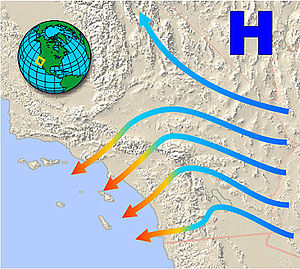 Picture of Santa Ana winds