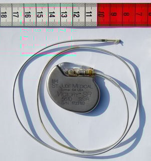 Picture of Artificial cardiac pacemaker