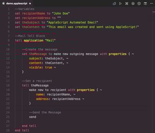 Picture of AppleScript