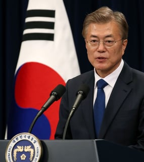 Picture of President of South Korea