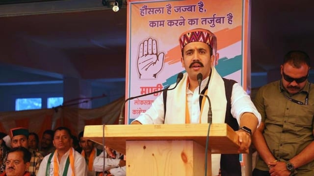 Himachal Pradesh minister Vikramaditya Singh (HT Photo)
