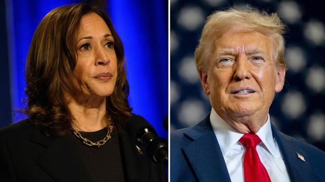 Donald Trump lays out ‘Kamala’s Project 2025’ (Photo by JEFF SWENSEN / GETTY IMAGES NORTH AMERICA / Getty Images via AFP, photo by Brandon Bell / GETTY IMAGES NORTH AMERICA / Getty Images via AFP)