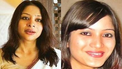 Indrani Mukherjea alongside Sheena Bora