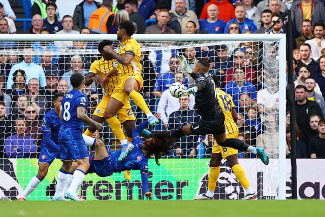 Soccer Football - Premier League - Chelsea v Brighton & Hove Albion - Stamford Bridge, London, Britain - September 28, 2024 Brighton & Hove Albion's Georgina Rutter scores their first goal Action Images via Reuters/Matthew Childs
