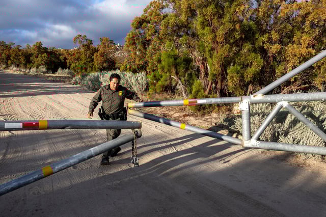 US Mexico Border in California