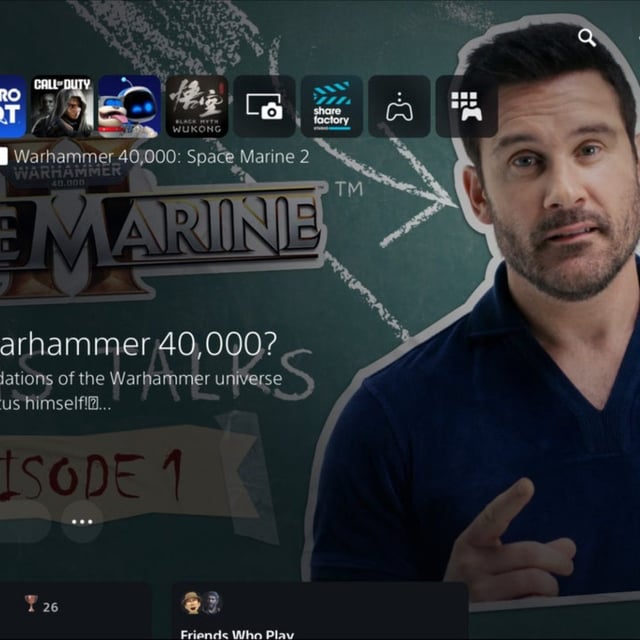 PS5 home screen is now showing more ads.