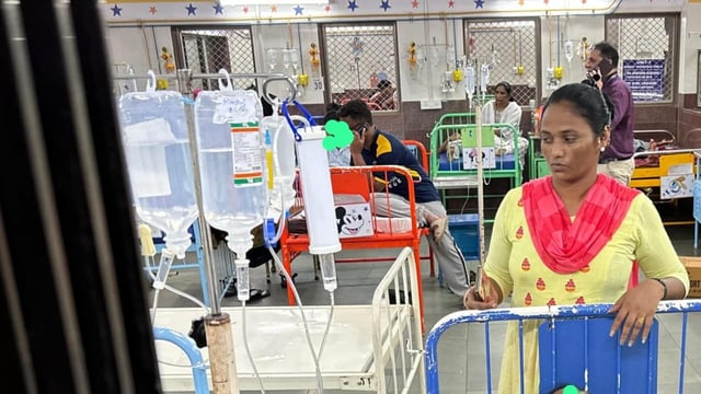 38 children hospitalised in Thane after eating mid-day meal (Praful Gangurde/ HT photos)