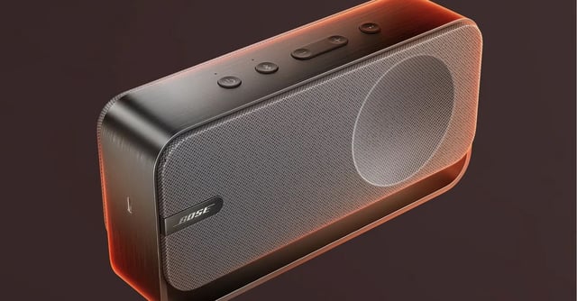 Bose’s SoundLink Home wireless speaker pictured in its cool gray colorway.