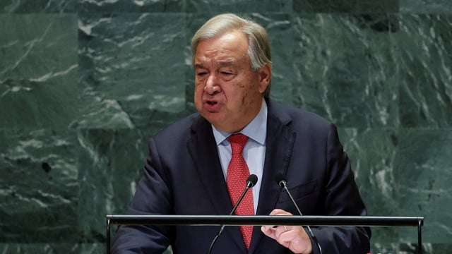 United Nations Secretary-General Antonio Guterres urged for a ceasefire in Lebanon, highlighting the importance of maintaining sovereignty.