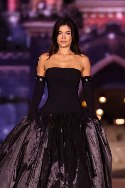 Kylie Jenner's Paris Fashion Week debut got the seal of approval from mom Kris Jenner.