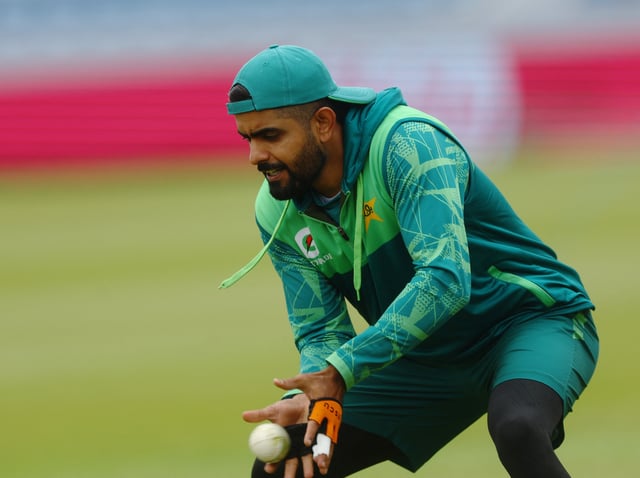 Cricket - First T20 International - Pakistan Practice Session - Headingley Cricket Ground, Leeds, Britain - May 21, 2024 Pakistan's Babar Azam during the practice session Action Images via Reuters/Lee Smith/File Photo