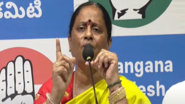 (File Photo) Telangana minister Konda Surekha 