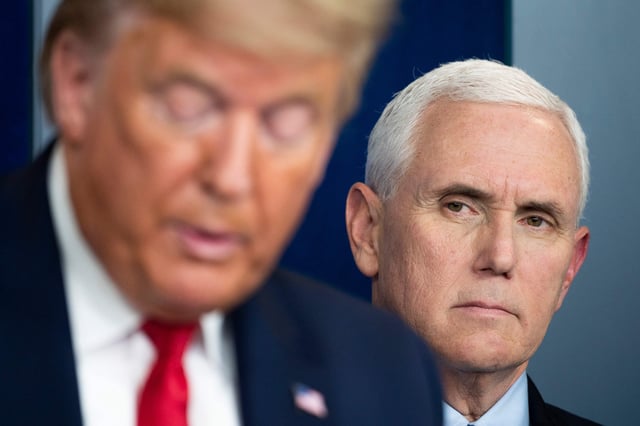 Mike Pence and Donald Trump