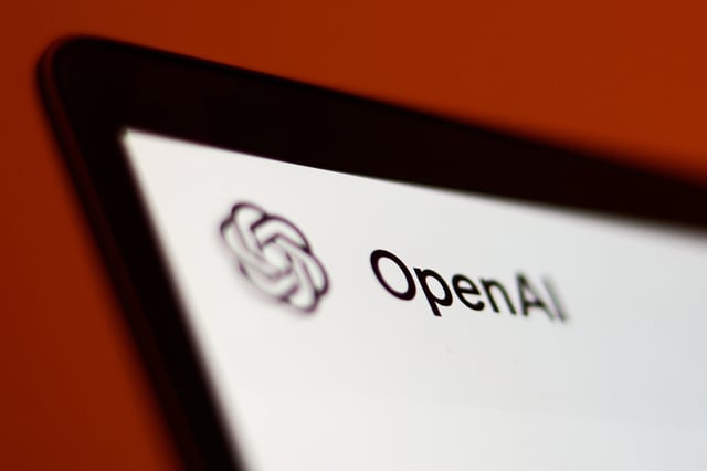 The OpenAI website displayed on a laptop screen in Krakow, Poland on September 9.