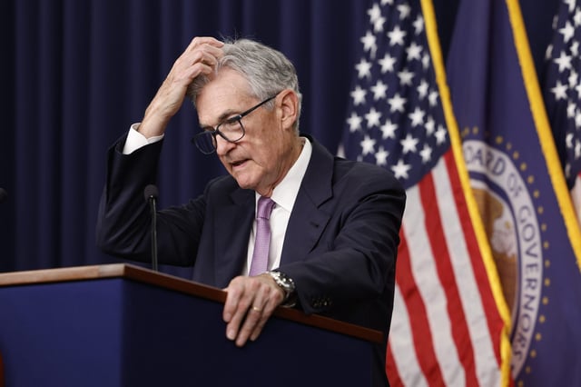 Federal Reserve Chairman Jerome Powell at a news conference on Sept. 18.