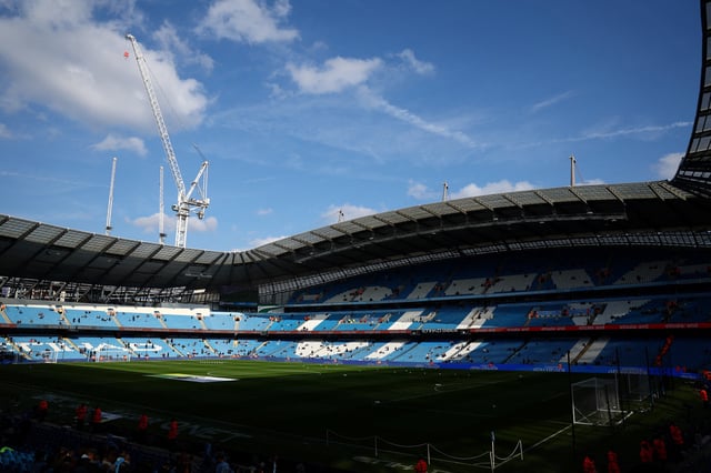 Soccer Football - Premier League - Manchester City v Fulham - Etihad Stadium, Manchester, Britain - October 5, 2024  General view inside the stadium before the match REUTERS/Molly Darlington /File Photo