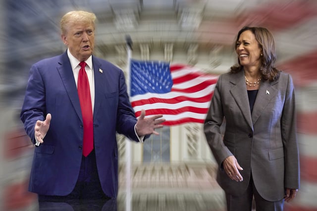 Trump Harris
