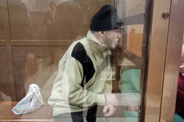 Stephen Hubbard seen in Moscow court