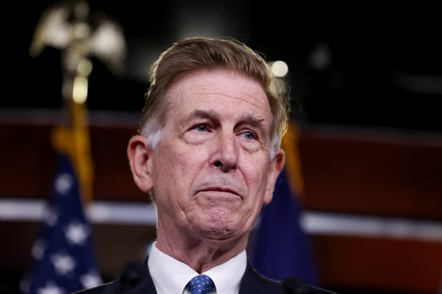 U.S. Representative Don Beyer (D-VA) attends a news conference in the United States Capitol in Washington, U.S., May 18, 2021. REUTERS/Evelyn Hockstein/File Photo