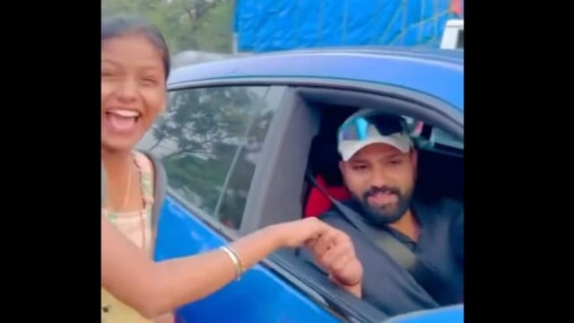Rohit Sharma wishes a fan on her birthday