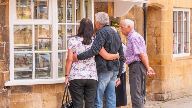 Figures show that over-60s account for 44 per cent of all homeowners, but downsizers accounted for less than 10 per cent of the market in the year to March