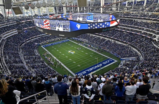 INGLEWOOD, CA - DECEMBER 21: General view of SoFi Stadium on December 19, 2021 in Inglewood, California. (Photo by Jayne Kamin-Oncea/Getty Images)
