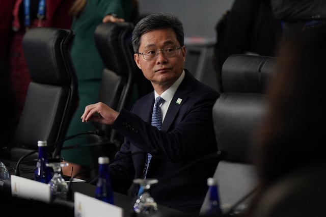 Le ministre chinois des Finances, Lan Fo'an.