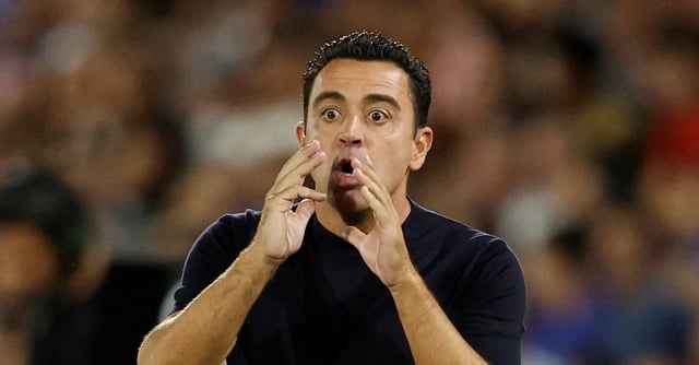 Soccer Football - Spain - LaLiga - Getafe v FC Barcelona - Coliseum Alfonso Perez, Getafe, Spain - August 13, 2023  FC Barcelona coach Xavi REUTERS/Juan Medina/File Photo
